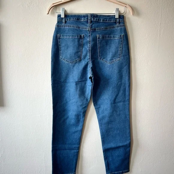 NWT Black Tape_ Blue Skinny Jeans Ankle-Length Tapered | size 29P - Picture 6 of 6